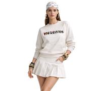 Moschino Couture Milano Sweatshirt Knit Pullover 3D Embroidery Sweater L