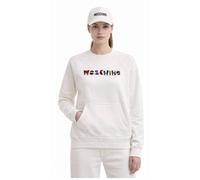 Moschino Couture Milano Sweatshirt Knit Pullover 3D Embroidery Sweater M