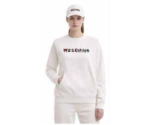 Moschino Couture Milano Sweatshirt Knit Pullover 3D Embroidery Sweater XS