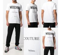 Moschino Couture Milano T-shirt Logo Printed Tee Shirt Top Unisex BNWT S