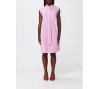 Moschino COUTURE Pleated Cotton Blend Mini Dress - Size: 44 - female