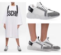 Moschino Couture Special Teddy Low Sneakers Trainers Shoes 36
