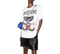 Moschino Couture Sunglasses Teddy Bear T-shirt Oversize Loose Fit Top