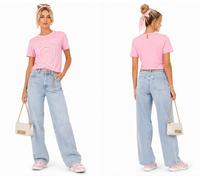 Moschino Couture T-shirt Pearls Logo Top Double Question Mark M