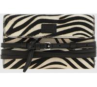 Moschino COUTURE Tie Me Zebra-Print Pony Hair Wallet on Chain - Size: OS - female