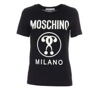 Moschino Double Question Mark Black T-Shirt - XS