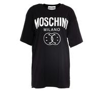 Moschino Double Smiley Black Oversize T-Shirt - S