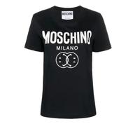 Moschino Double Smiley Black T-Shirt - XS
