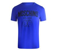 Moschino Double Smiley Blue T-Shirt - XXS