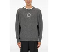 Moschino embroidered crew-neck sweater - Grey 48-50-52