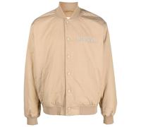 Moschino embroidered-logo bomber jacket - Neutrals 48-50