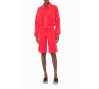 Moschino Garment-dyed Lyocell Bomber Jacket Red size XS | Bomber Jackets Outlet | Women | Red XS