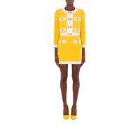Moschino Heart Buttons CrÊpe Jacket Yellow size 40 | Cropped Jackets Outlet | Women | Yellow 40