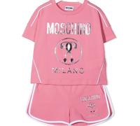 Moschino Kid-Teen Pink & Rose Gold Milano Shorts Set-6 Years