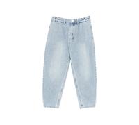 Moschino Kids crystal-embellished pleated jeans - Blue 10