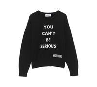 Moschino Kids jacquard sweater - Black 12