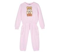 Moschino Kids logo-print tracksuit set - Pink 8