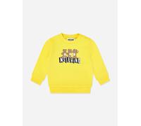 Moschino Kids Moschino Baby Teddy Bear Logo Sweatshirt in Yellow - Yellow - 6 - 9 Mths