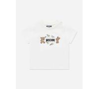 Moschino Kids Moschino Baby Teddy Bear Logo T-Shirt in Ivory - Ivory - 6 9 Mths