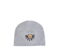 Moschino Kids Teddy Bear-logo beanie - Grey L