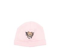 Moschino Kids Teddy Bear-logo beanie - Pink II-III