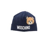 Moschino Kids Teddy Bear-motif beanie - Blue II
