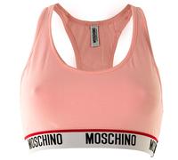 Moschino Ladies Bustier - Bra, Sports Bra, Racerback, Cotton Stretch, Plain