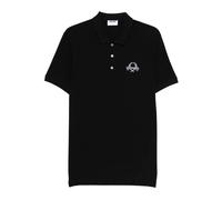 Moschino logo-embroidered polo shirt - Black 44-46-48-50-52-54-56