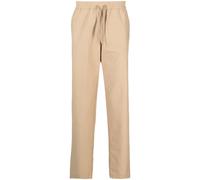 Moschino logo-embroidered straight-leg trousers - Neutrals 48