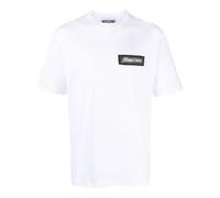 Moschino logo-patch cotton T-shirt - White 50-52-56