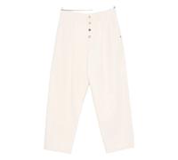 Moschino logo-patch trousers - White 46-50