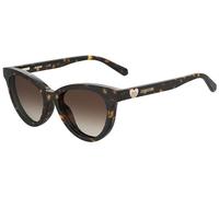 Moschino Love MOL051/CS 086/HA Womenâs Sunglasses Tortoiseshell Size 52