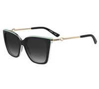 Moschino Love MOL094/S SDK/9O Womenâs Sunglasses Black Size 56