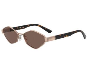 Moschino Love MOL101/S DDB/4S Womenâs Sunglasses Gold Size 57