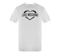 Moschino Love Moschino Bold Heart Logo White T-Shirt - XXL