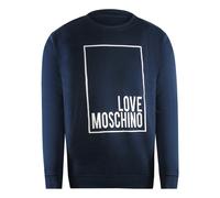 Moschino Love Moschino Box Logo Navy Blue Sweatshirt - XXL