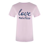 Moschino Love Moschino Cursive Logo Pink T-Shirt - XL