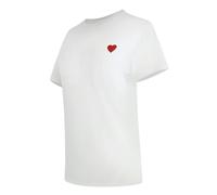 Moschino Love Moschino Small Red Heart Logo White T-Shirt - XL