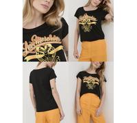 Moschino Love T-Shirt Blouse Logo Top Cotton Blouse Retro Shirt Jersey Wow S