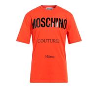Moschino Mens Couture Gloss Logo T-Shirt - Orange - Orange - L