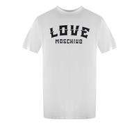 Moschino Mens Love Bold Logo White T-shirt Cotton - Size 2XL