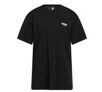 Moschino Mens Swim Logo Black T-Shirt Cotton - Size Medium
