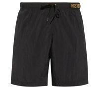 Moschino Metal Logo Long Swim Shorts - Black - XS
