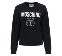 Moschino Milano Double Smiley Black Jumper - XS