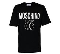 Moschino Milano Double Smiley Black T-Shirt - S