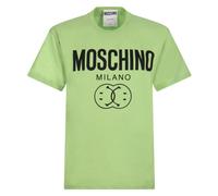 Moschino Milano Double Smiley Green T-Shirt - S