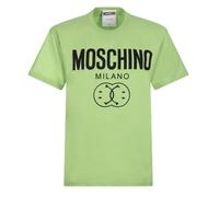 Moschino Milano Double Smiley Logo Green T-Shirt - L