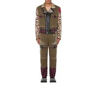 Moschino Military Patchwork Jacket Green size 48 | Leather Jackets Outlet | Men | Green 48