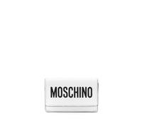 Moschino mini logo-print wallet - White One Size