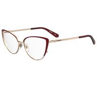 Moschino MOL641 6K3 Woman Optical frames Metal Bordeaux Cat Eye Normal